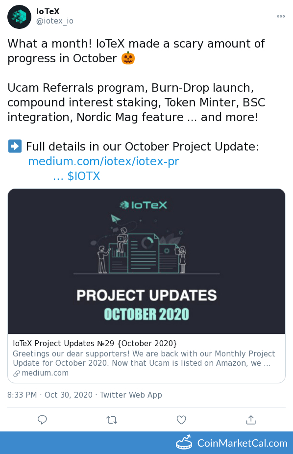 October Project Update image