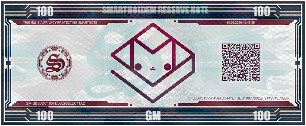 GM Smartnote - Anonymous cryptocurrency on the Smartholdem blockchain image