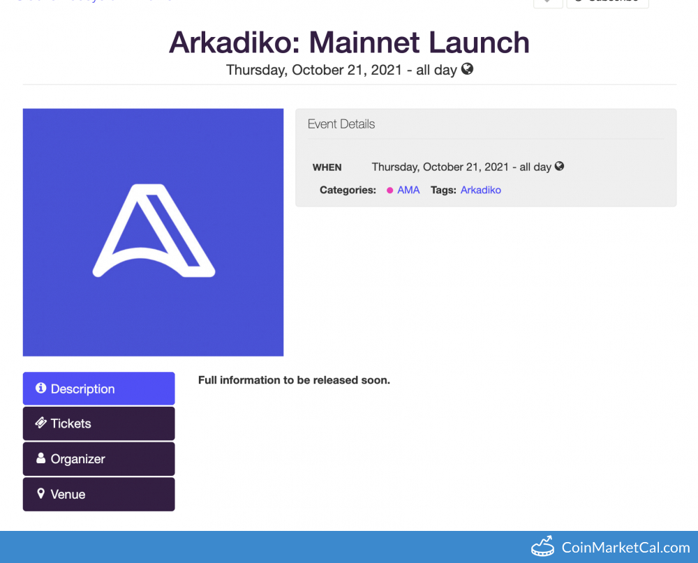 Arkadiko Mainnet Launch image