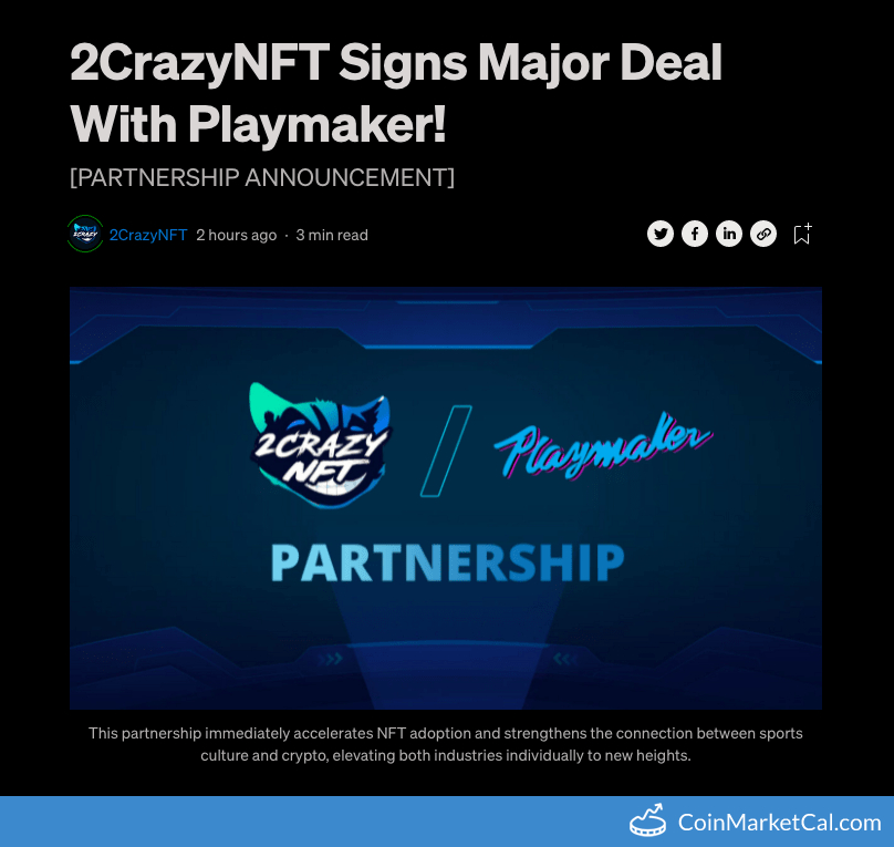 Partnership w/ Playmaker image