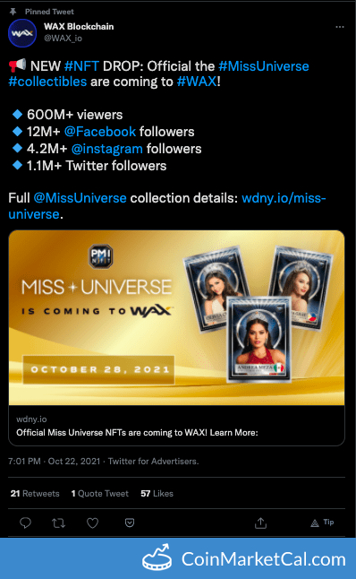 Miss Universe NFT Release image