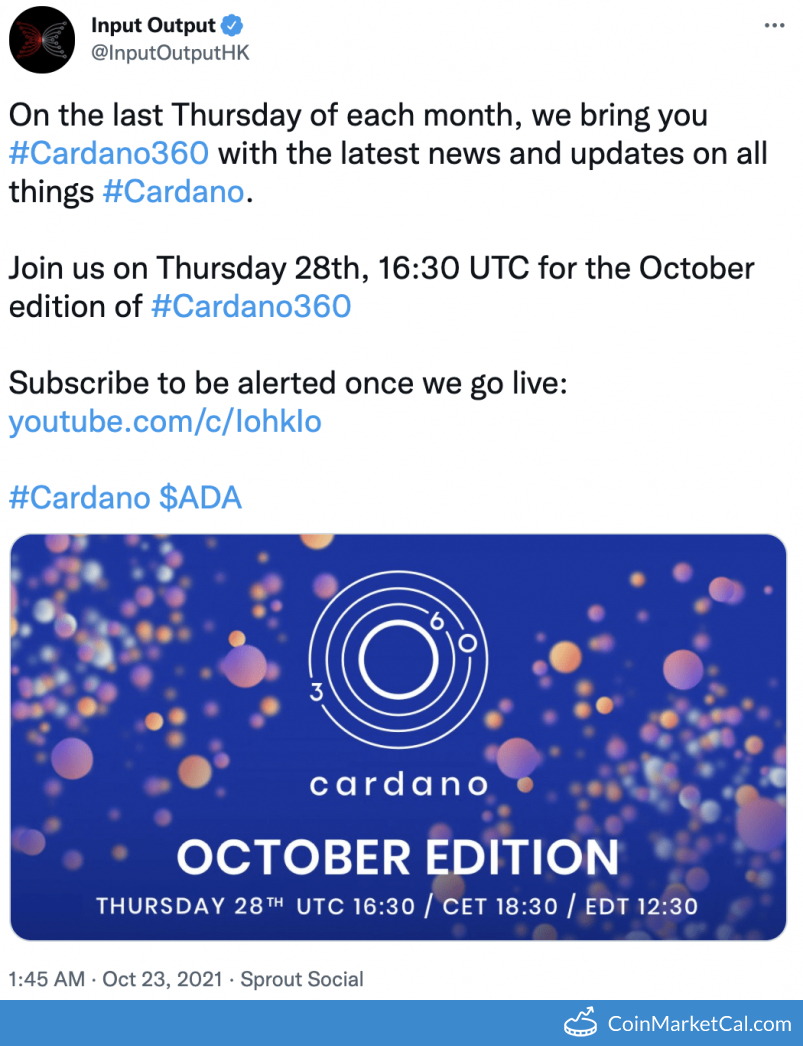 Cardano 360 Oct Edition image