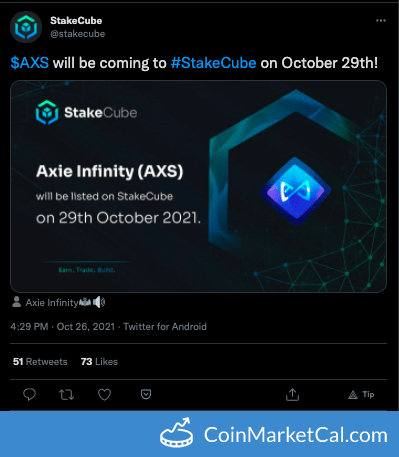 AXS on StakeCube image