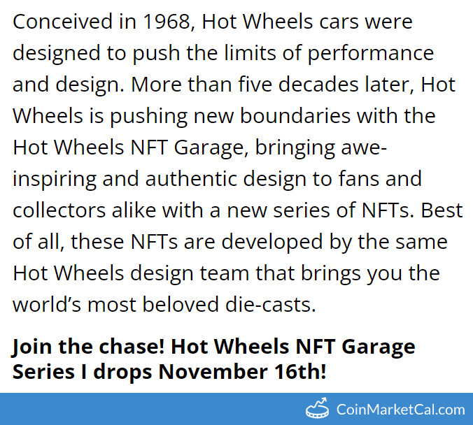 Hot Wheels NFTs image