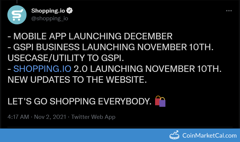 Shopping.io 2.0 Launch image