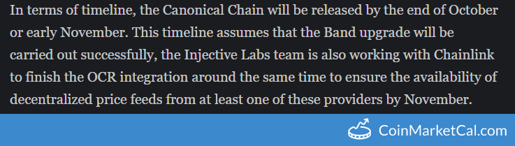 Canonical Chain Release image