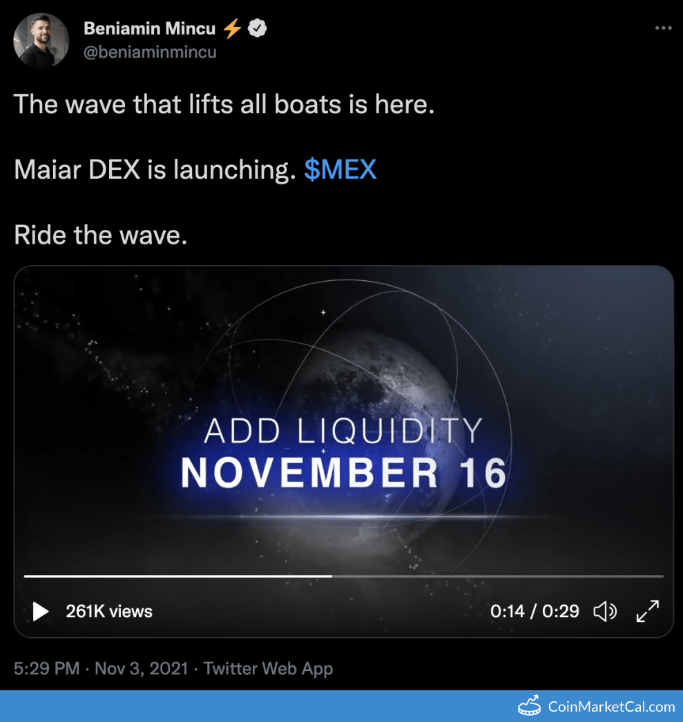 Maiar DEX Launch image