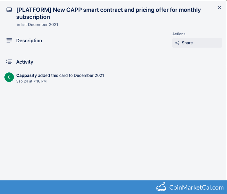 New CAPP Smart Contract image