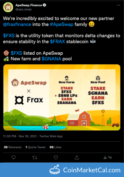 ApeSwap Listing image