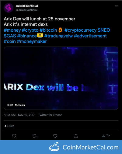 Arix Dex Launch image