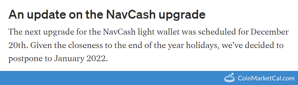 NavCash Wallet Upgrade image