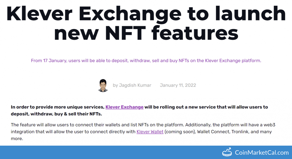 KLV Exchange NFT Trading image