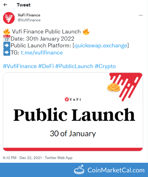 VuFi Public Launch image