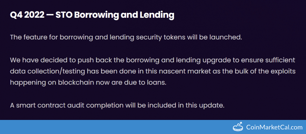 STO Borrowing & Lending image