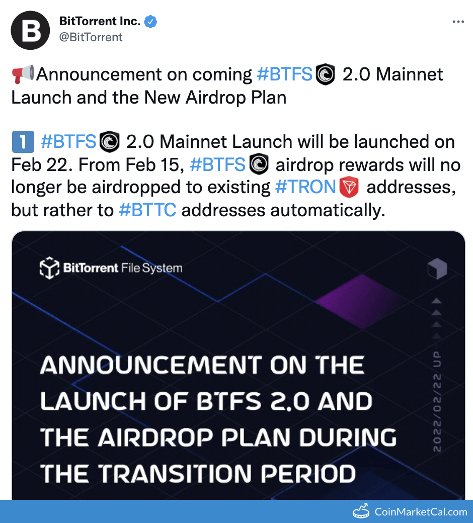 BTFS Mainnet Launch image