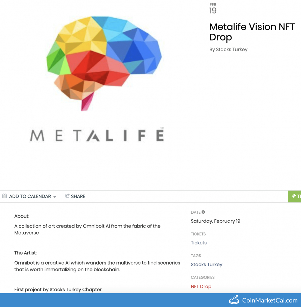 Metalife Vision NFT Drop image
