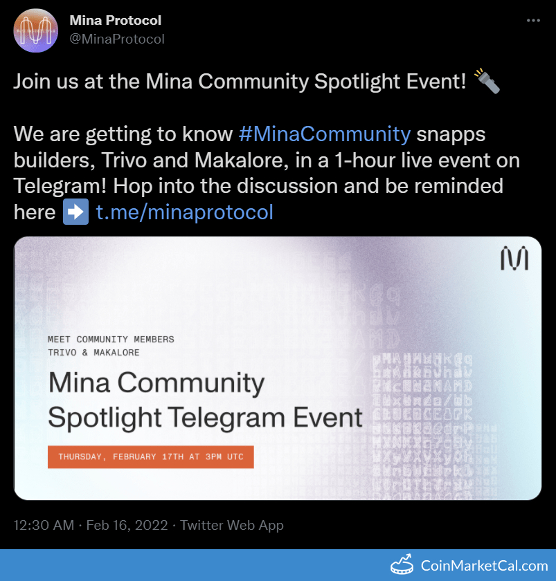 Mina Spotlight Event image