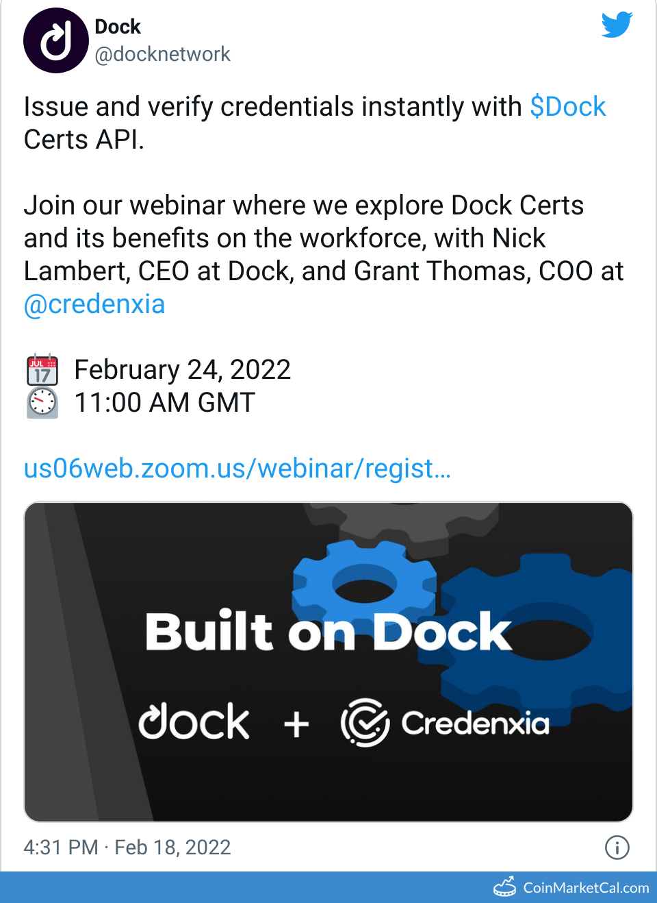 Dock Certs Webinar image