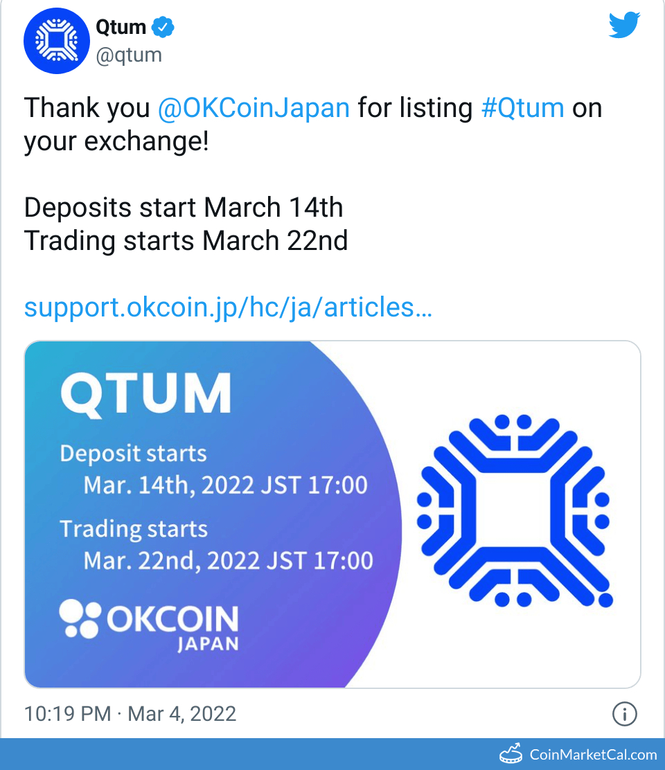 OKCoinJapan Listing image
