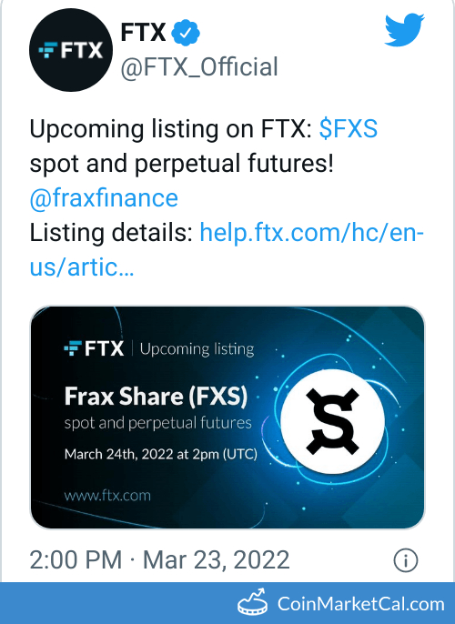 FTX Listing image