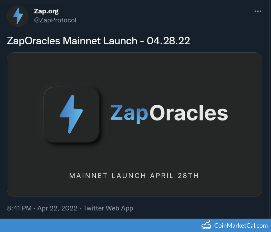 ZapOracles Mainnet Launch image