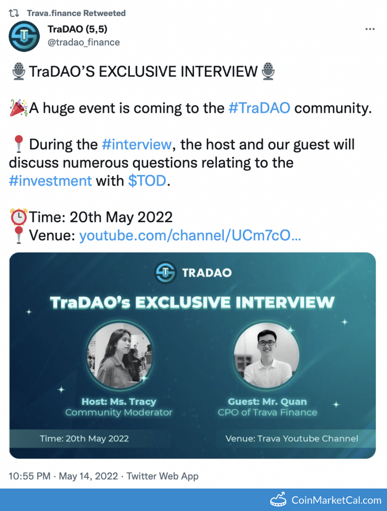TOD & TRAVA Interview image