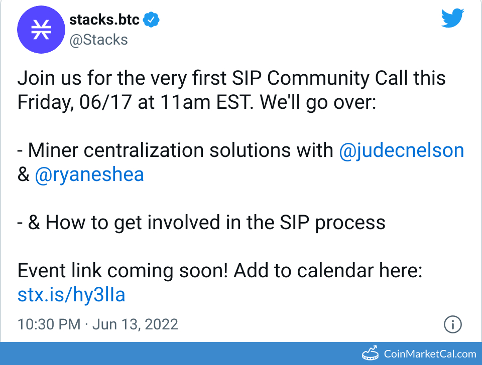 SIP Community Call image