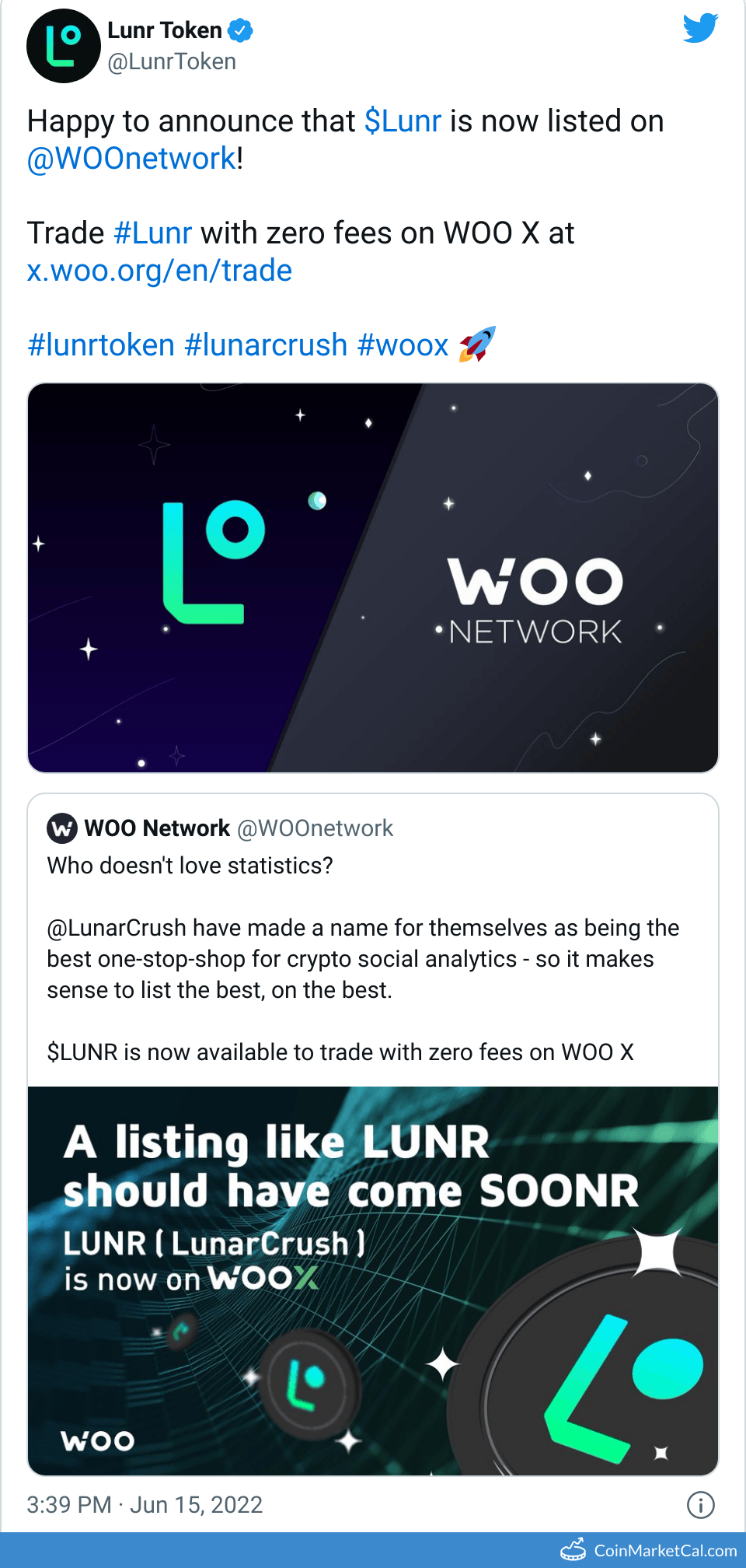 WOO Network Listing image