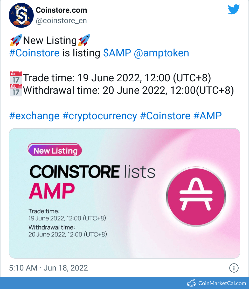 Coinstore Listing image