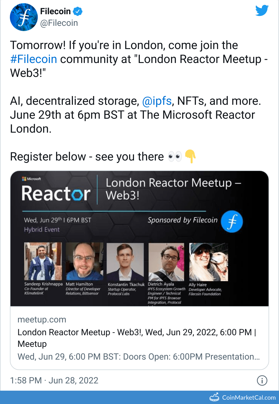 London Reactor Meetup image