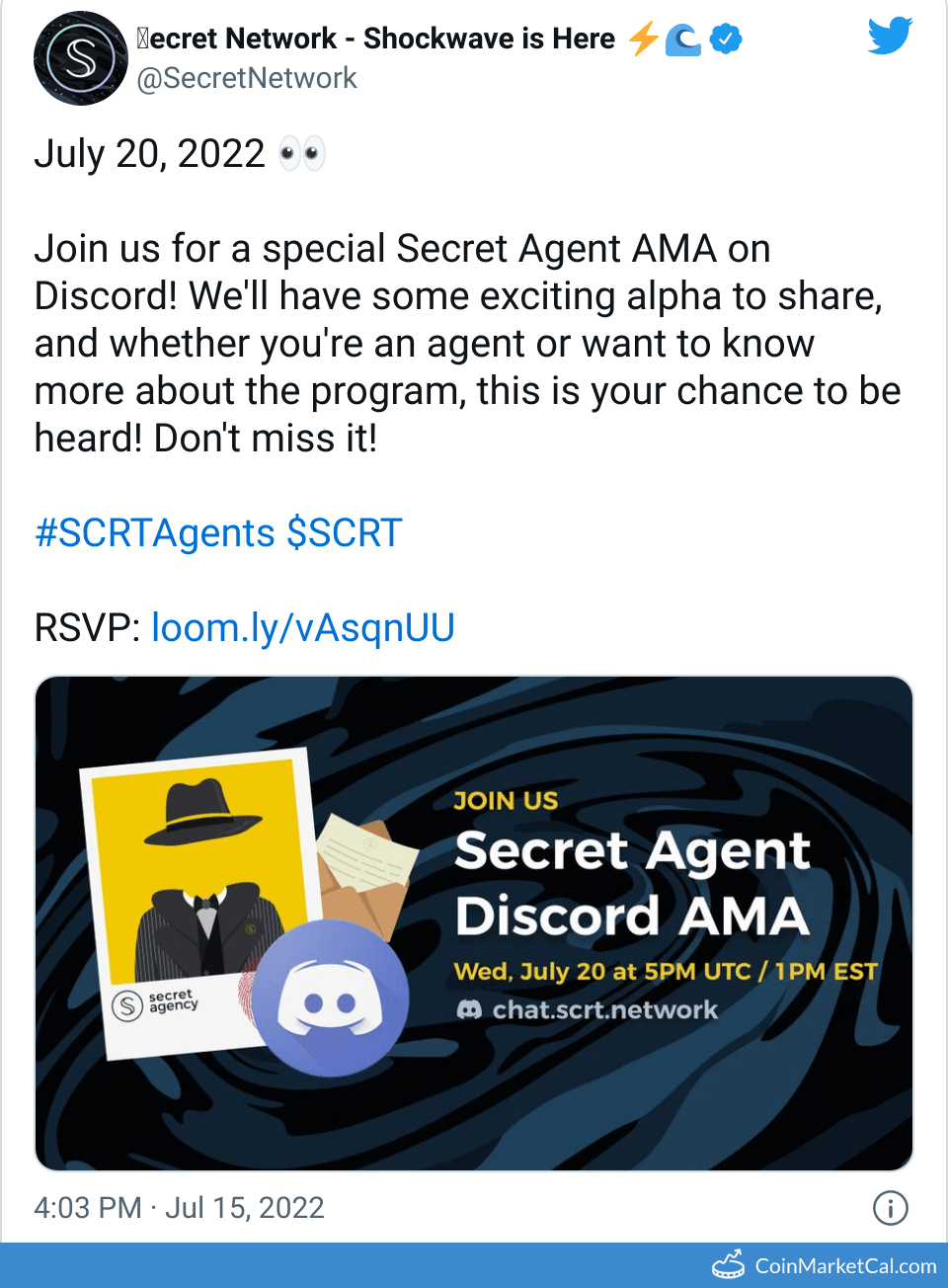 Secret Agent AMA image