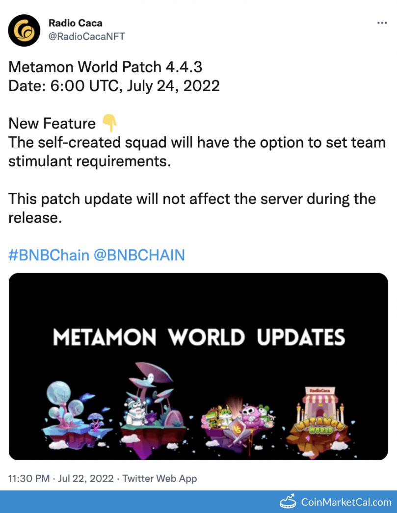 Metamon World Patch 4.4.3 image