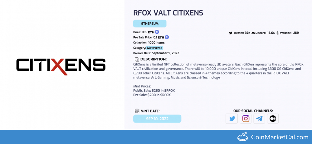 RFOX VALT CitiXens Mint image