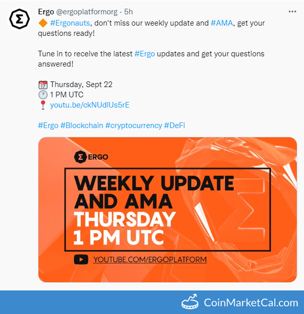 Weekly update and AMA image