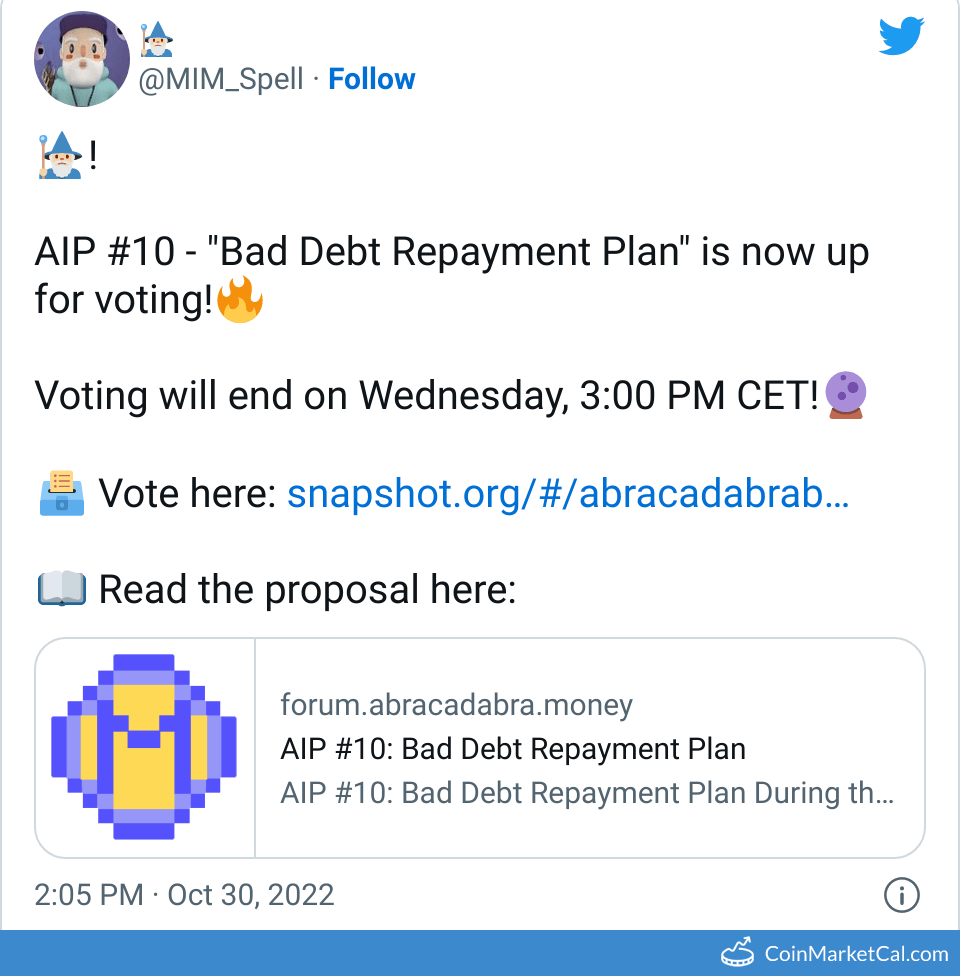 AIP #10 Vote Ends image