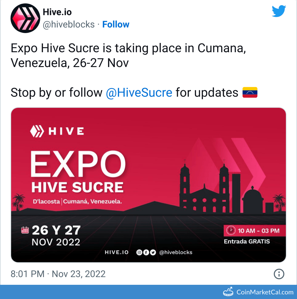 Expo Hive Sucre image