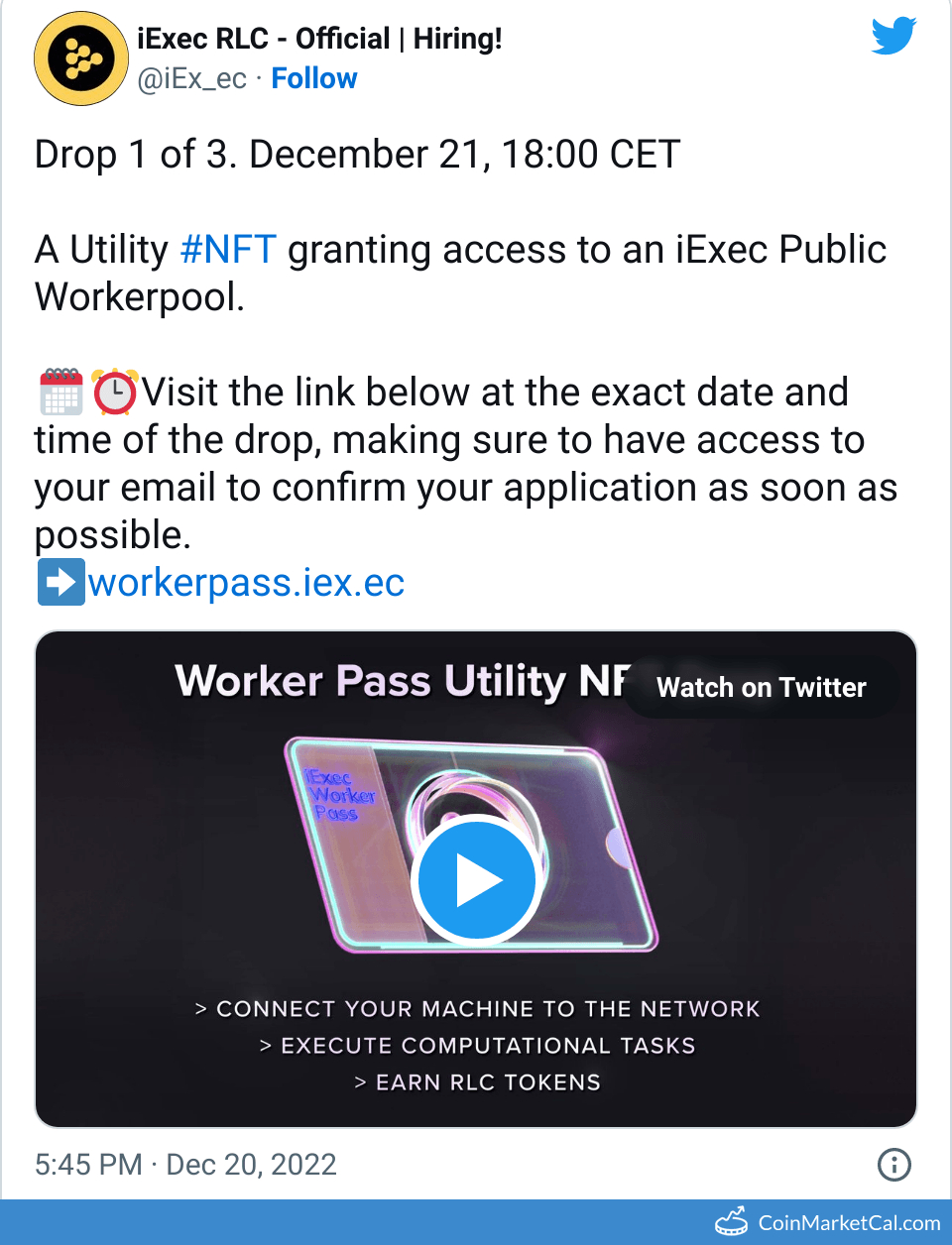 Workerpool Utility NFT image