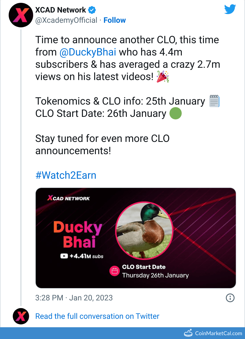 Ducky Bhai CLO Start Date image