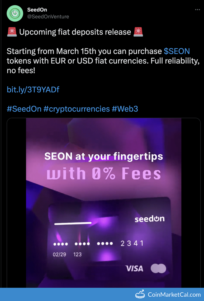 SeedOn Fiat Purchases image
