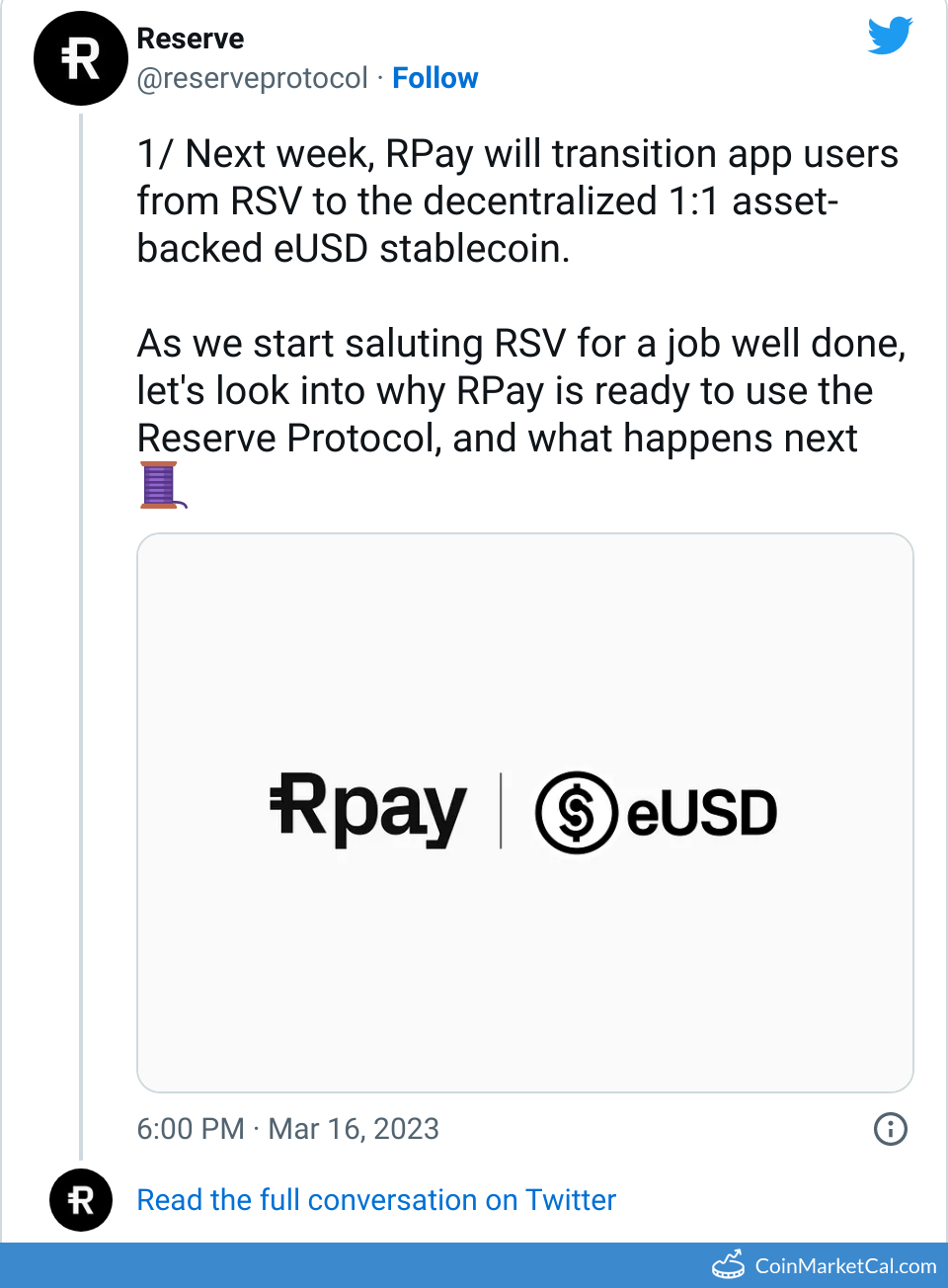 RPay Stablecoin Change image