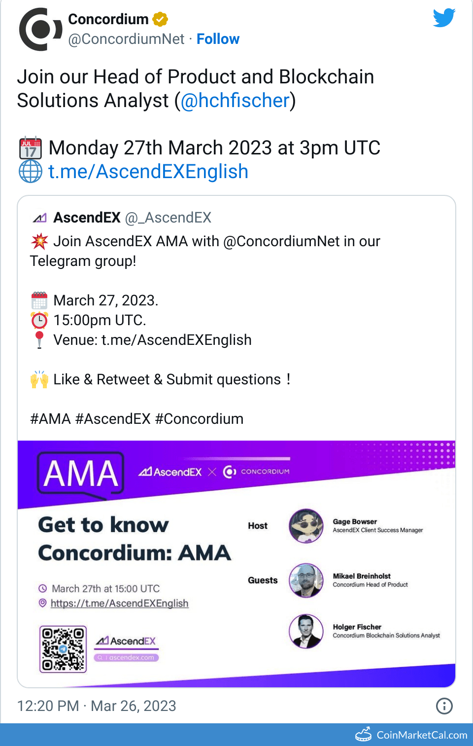 AMA with AscendEX image