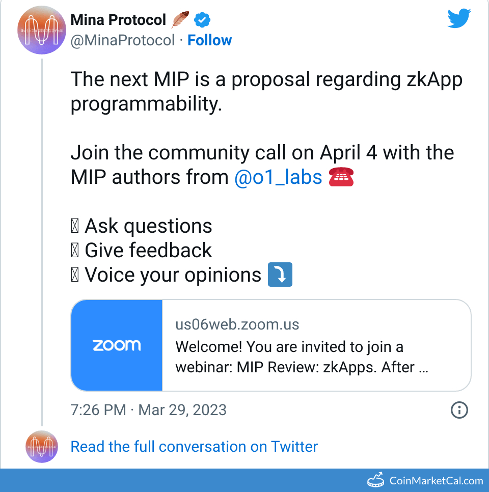 MIP Author Community Call image