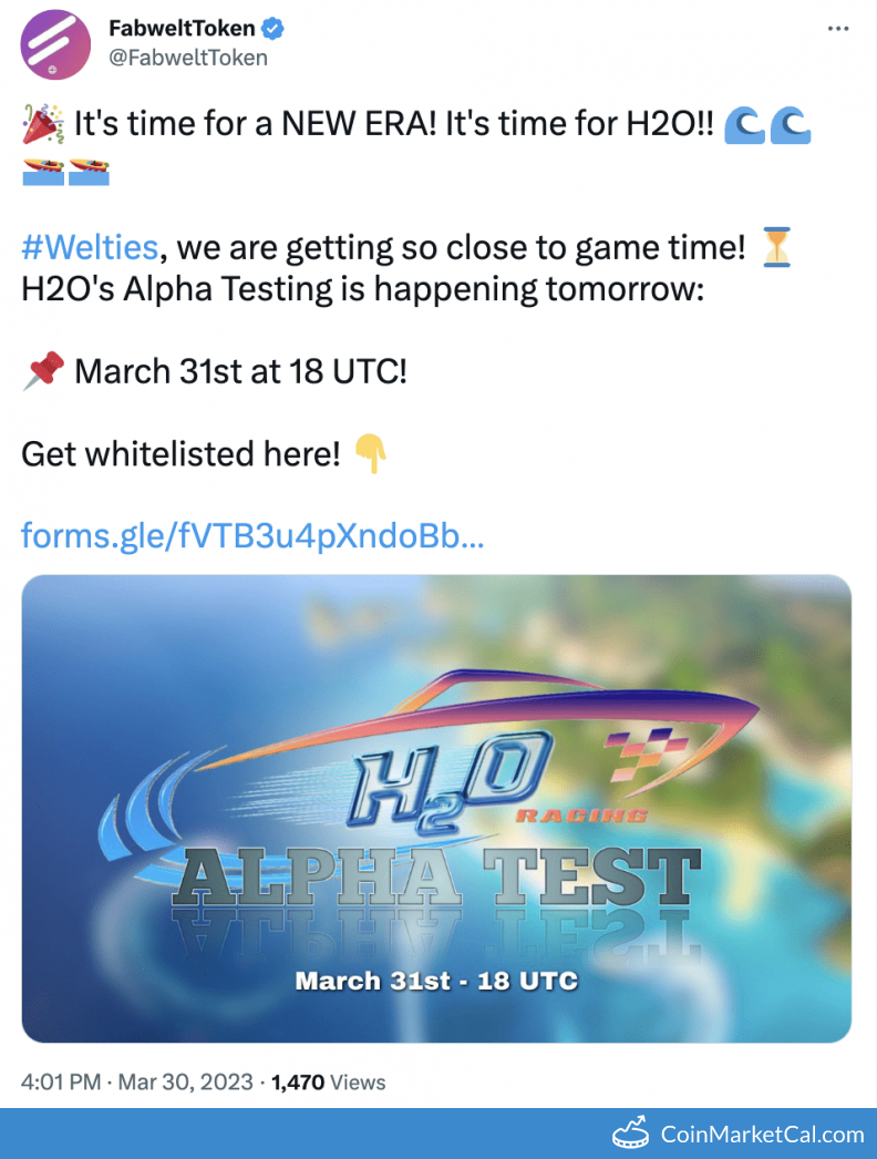 H2O Alpha Testing image