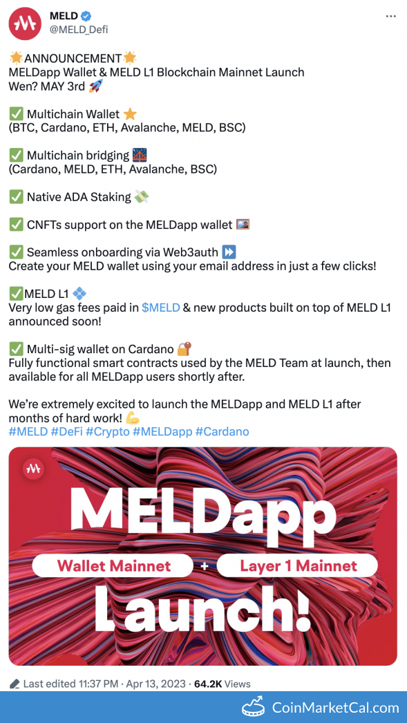 MELDapp Wallet Launch image