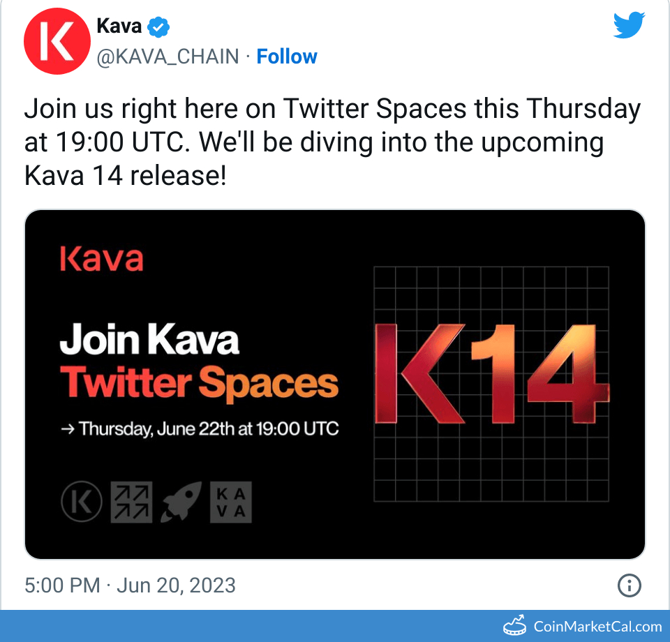 Kava 14 Twitter Spaces image