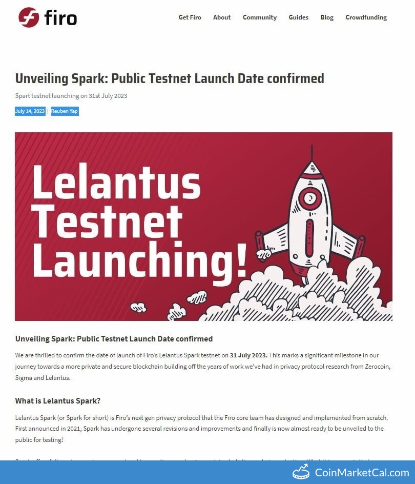 Lelantus Spark Testnet image