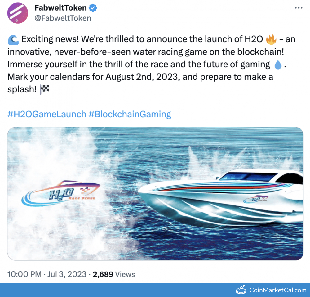 H2O Game Launch image