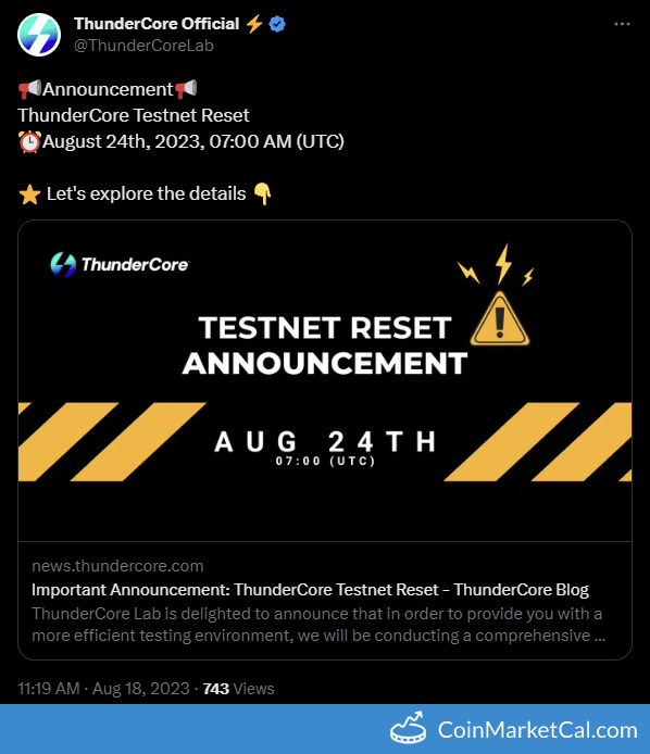 Testnet Reset image