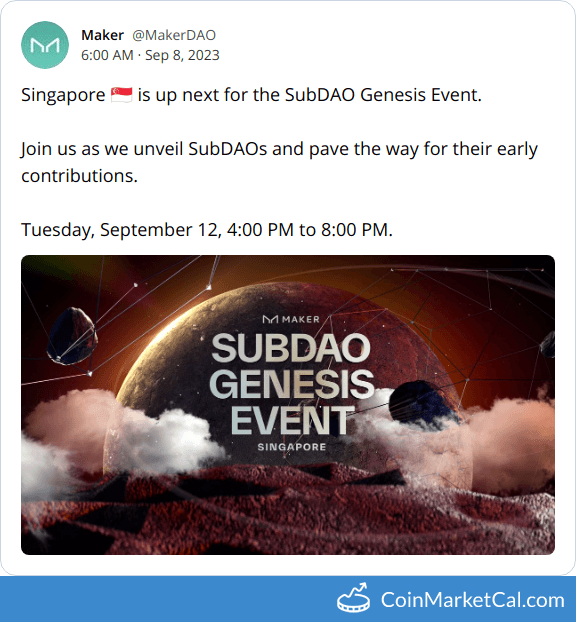 SubDAO Genesis Event image