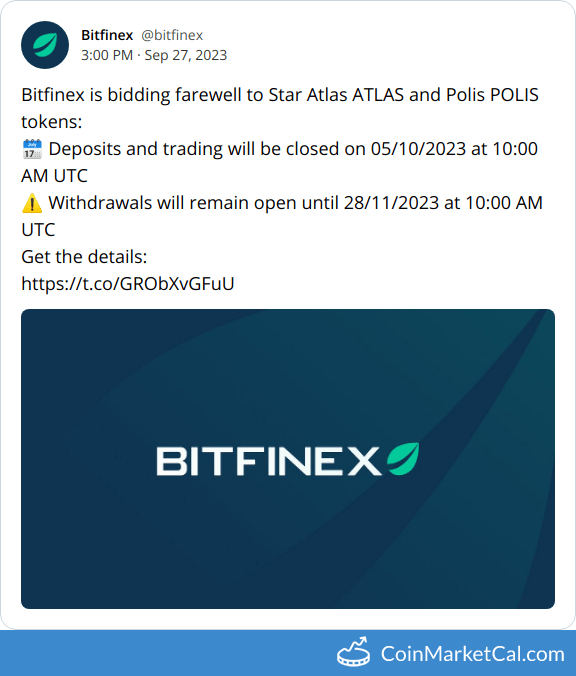 Bitfinex Delisting image